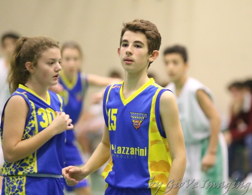 U14M: VISCONTI BASKET – POL GRUMELLO: 54 – 48