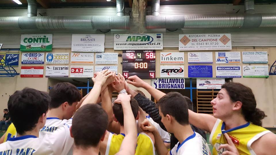 U18 M: VISCONTI BASKET – BK FIGINO  58 – 42