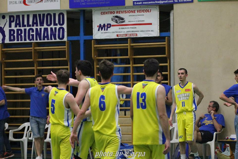 SERIE D MASCHILE: VISCONTI BASKET – OLIMPIA CADORAGO: 51– 49