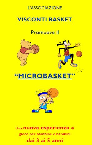 AL NASTRO DI PARTENZA LA NOVITA’ MICRO-BASKET