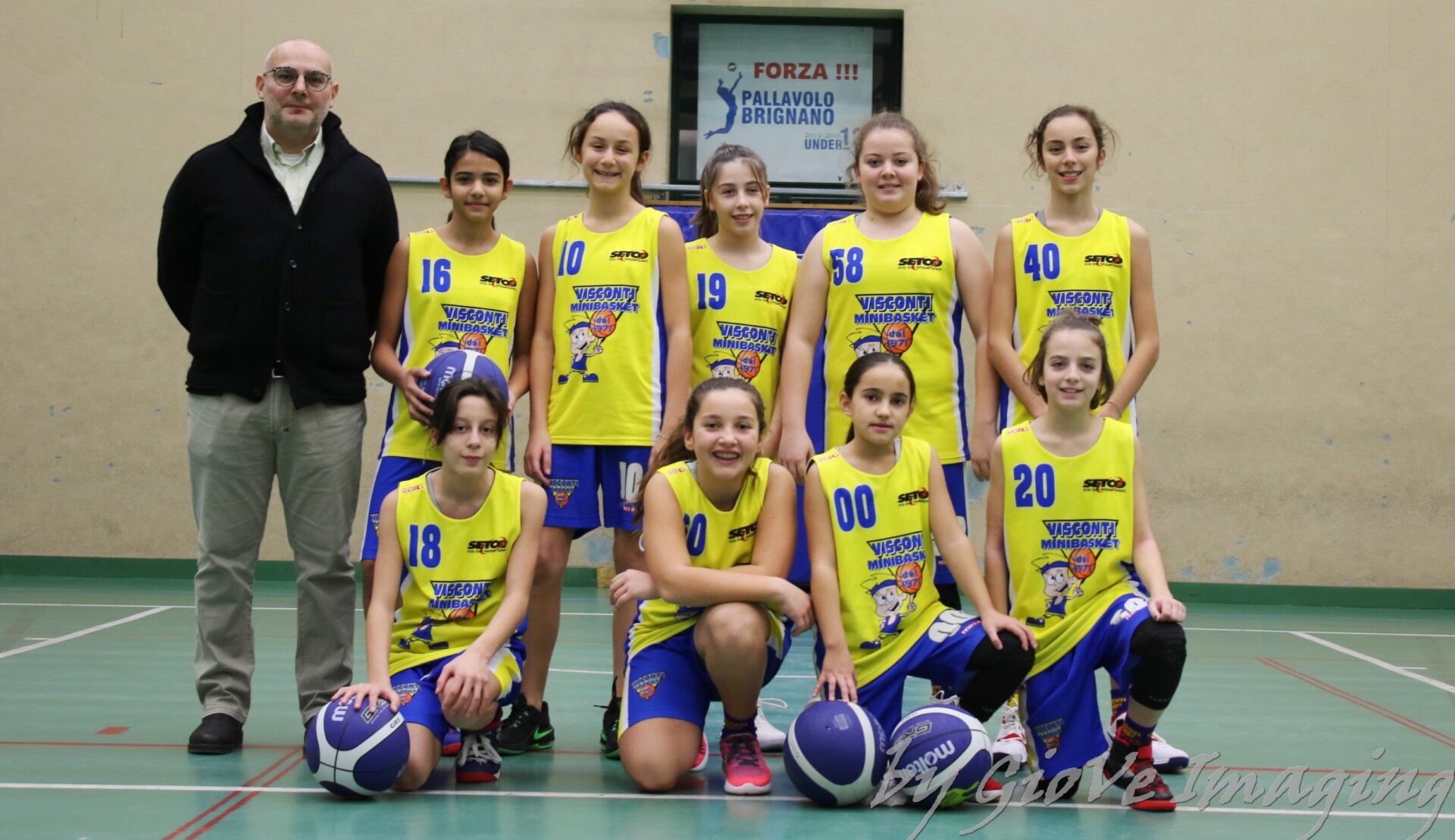 U13FEM: VISCONTI BASKET – POL. VOBARNO:  32 – 54