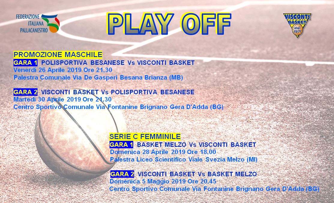 PLAY OFF PRIME SQUADRE