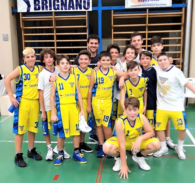 U13M: VISCONTI BASKET – BK STEZZANO: 77 – 36