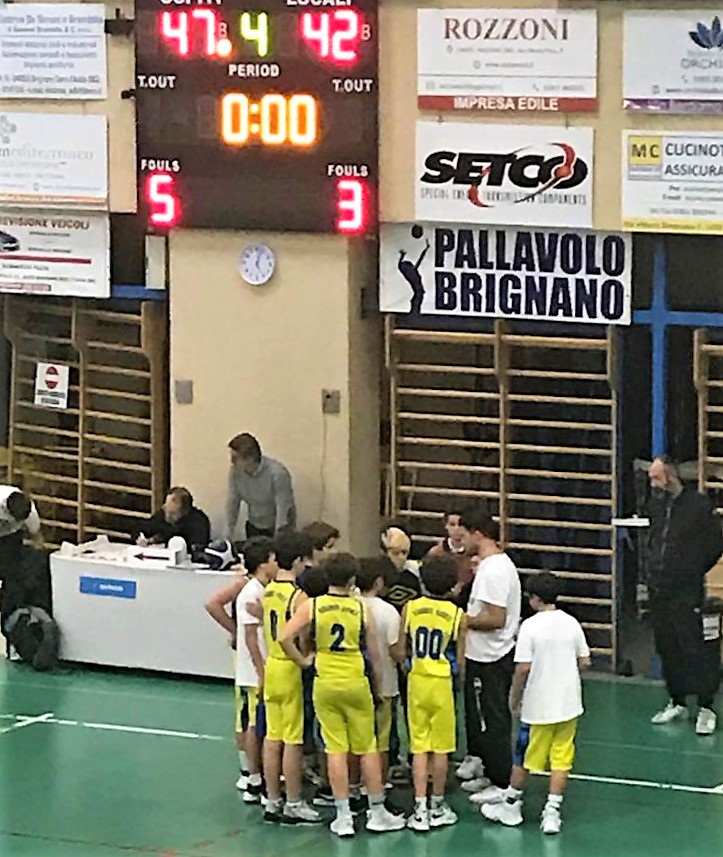 U13M: VISCONTI BASKET – SBT TREVIGLIO: 42 – 47