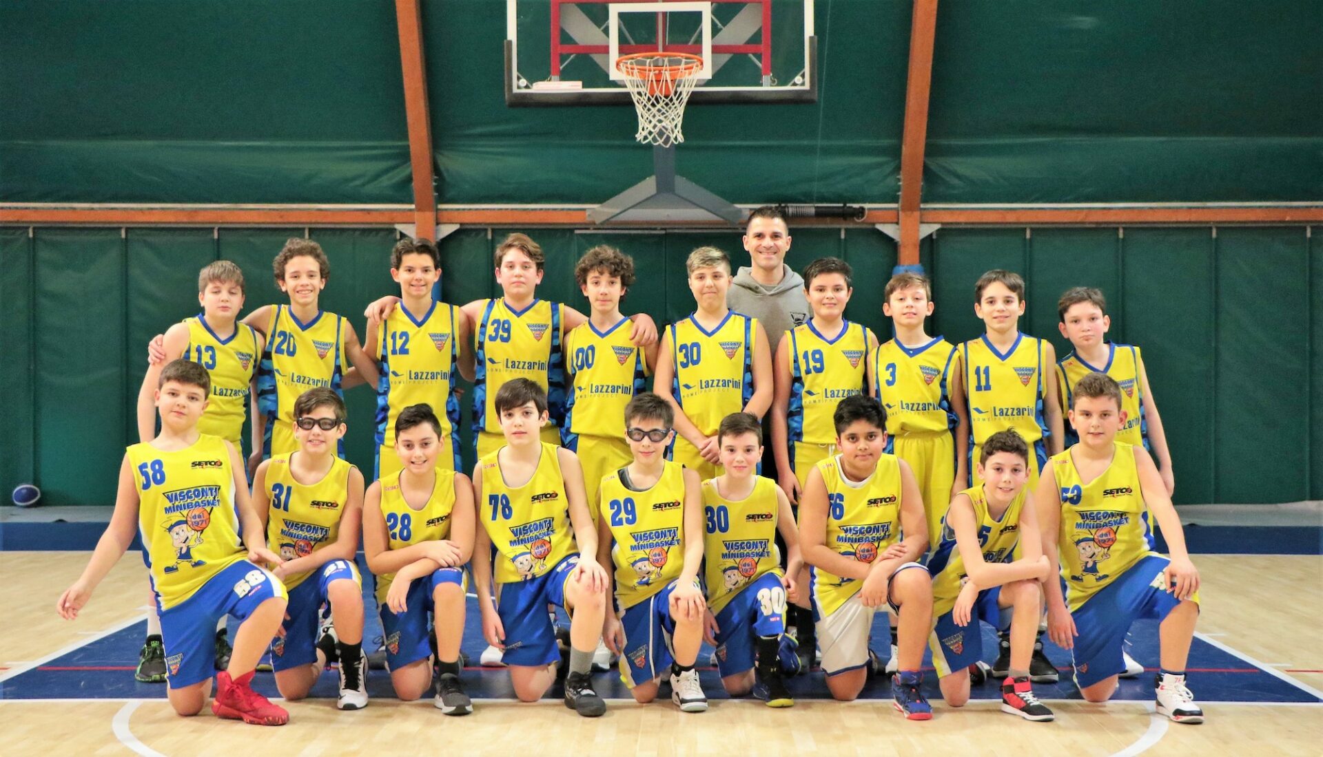 ESORDIENTI: IL GRUPPO DEI “GRANDI” DEL MINIBASKET