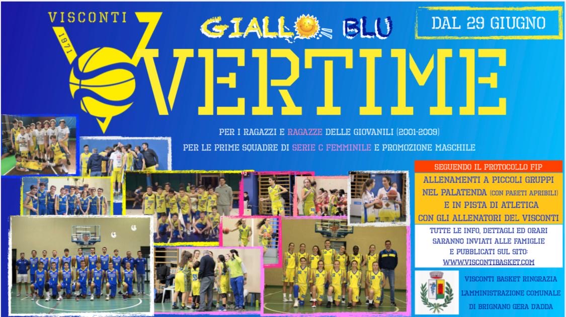 L’ESTATE HA I COLORI GIALLO E BLU: AL VIA IL CAMP ESTIVO