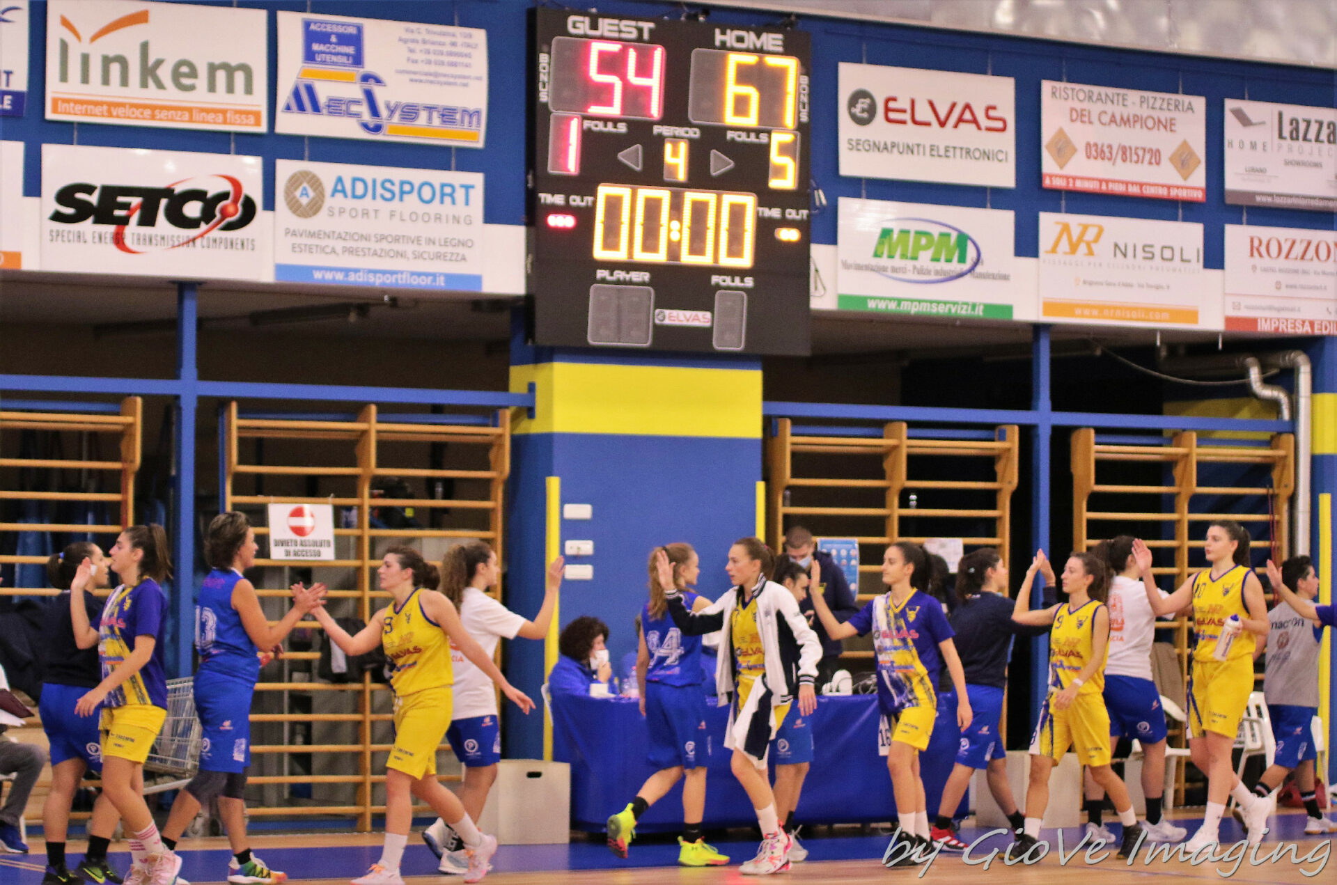 SERIE B FEMMINILE: ELVAS VISCONTI – LIONS BK SCHOOL: 67 – 54