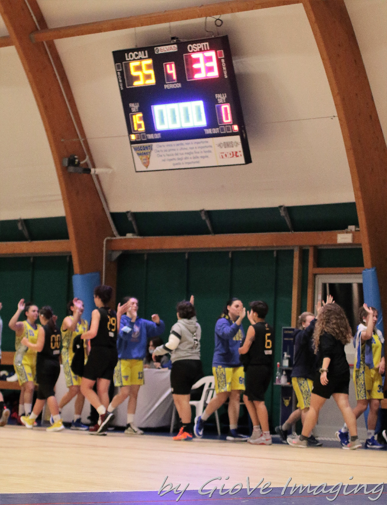 SENIOR FEMMINILE UISP: VISCONTI – BIONICS BUCCINASCO: 55 – 33