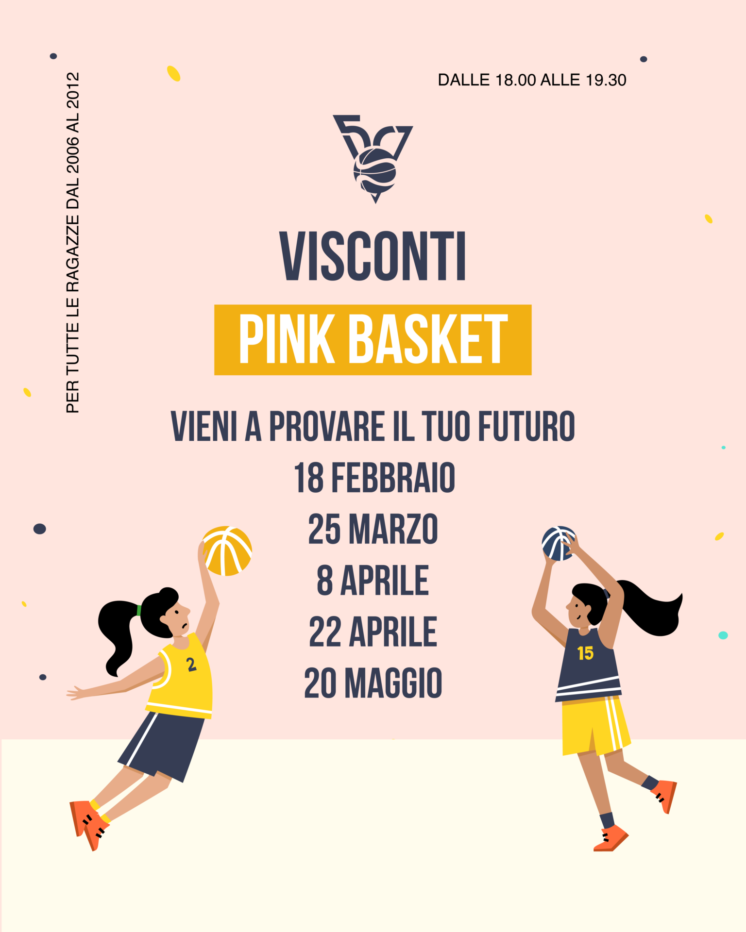 UN’INIZIATIVA IN ROSA: VISCONTI PINK BASKET