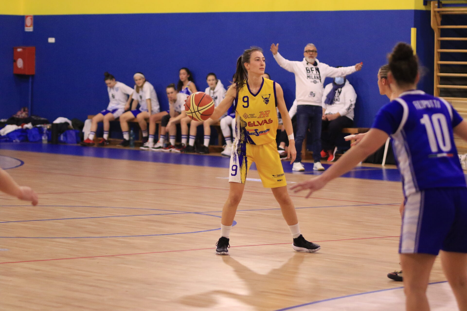 SERIE B FEMMINILE: SAN GABRIELE BASKET – ELVAS VISCONTI: 47 – 51