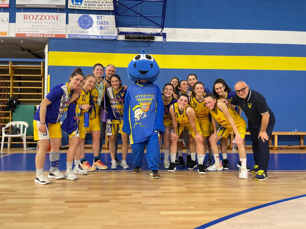 SERIE B FEMMINILE: BASKET CANEGRATE – ELVAS VISCONTI: 56 – 47